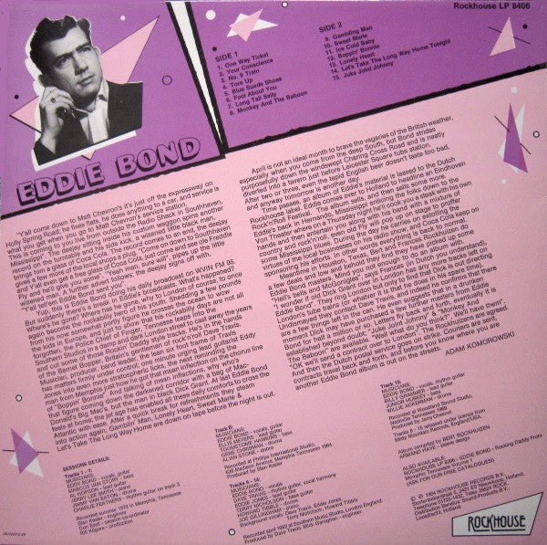 Eddie Bond : Rocking Daddy From Memphis Tennessee Volume 2 (LP, Comp)