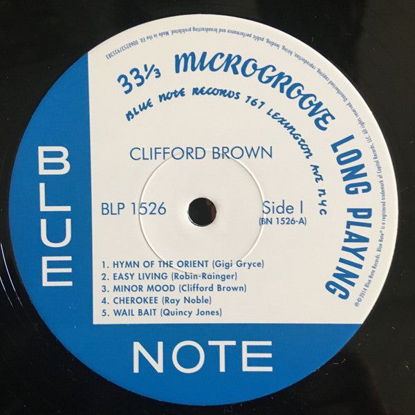 Clifford Brown : Memorial Album (LP, Album, Comp, Mono, RE, RM, 180)