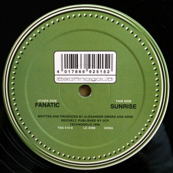 Saturator : Fanatic / Sunrise (12")