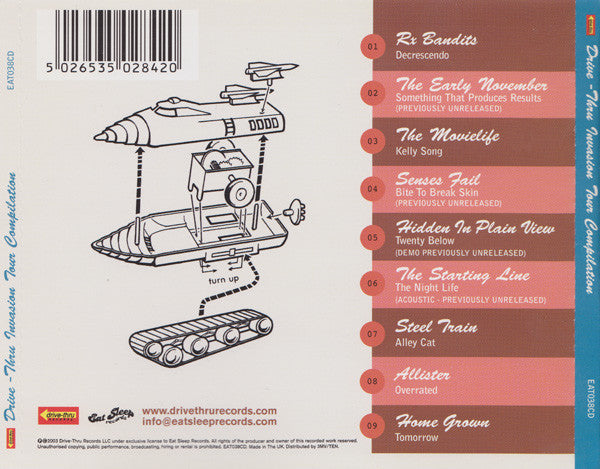 Various : Drive-Thru Invasion Tour Compilation (CD, Comp)
