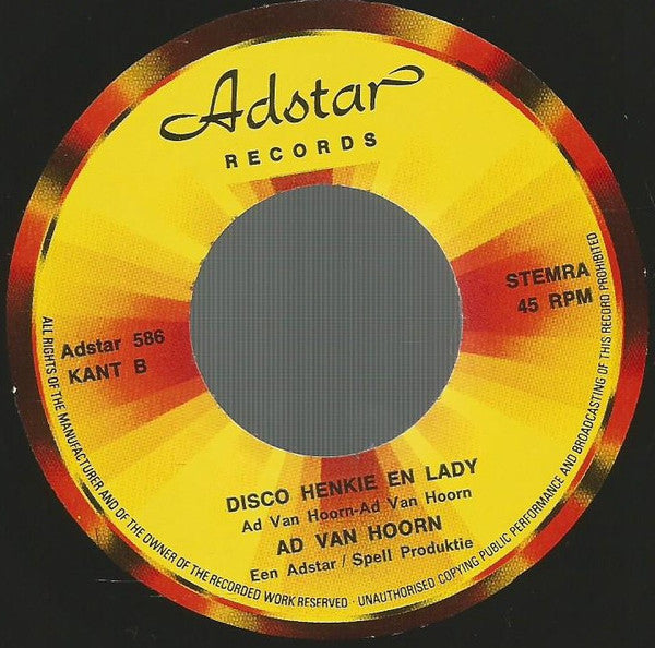 Ad Van Hoorn : Afscheid (7", Single)