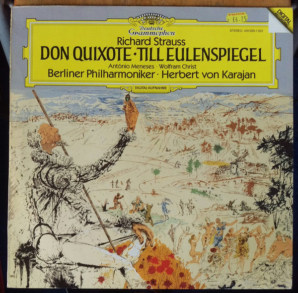 Richard Strauss • Antonio Meneses • Wolfram Christ • Berliner Philharmoniker • Herbert von Karajan : Don Quixote • Till Eulenspiegel (LP)