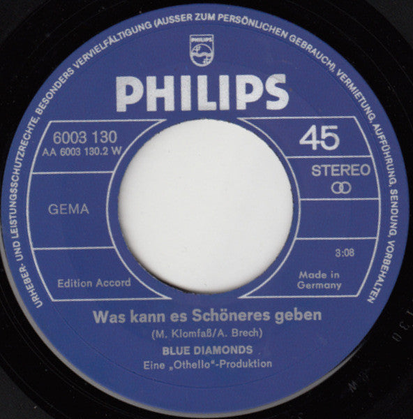 Blue Diamonds* : Schau Dir Das Mädchen An (7", Single)