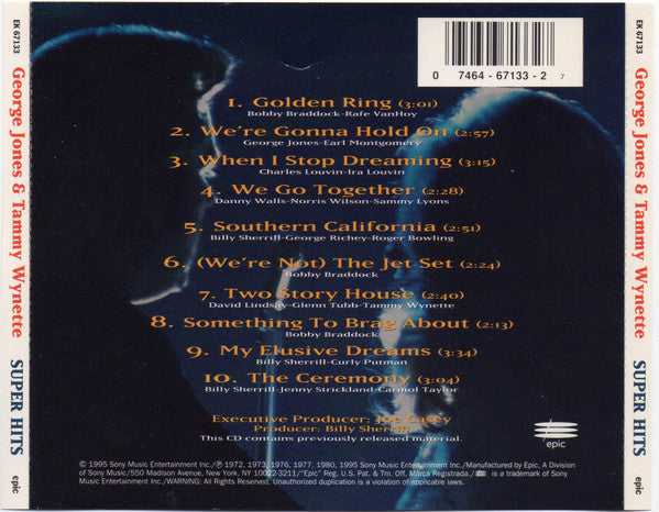 George Jones & Tammy Wynette : Super Hits (CD, Comp)