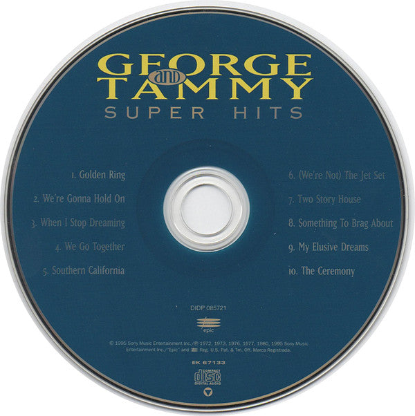George Jones & Tammy Wynette : Super Hits (CD, Comp)