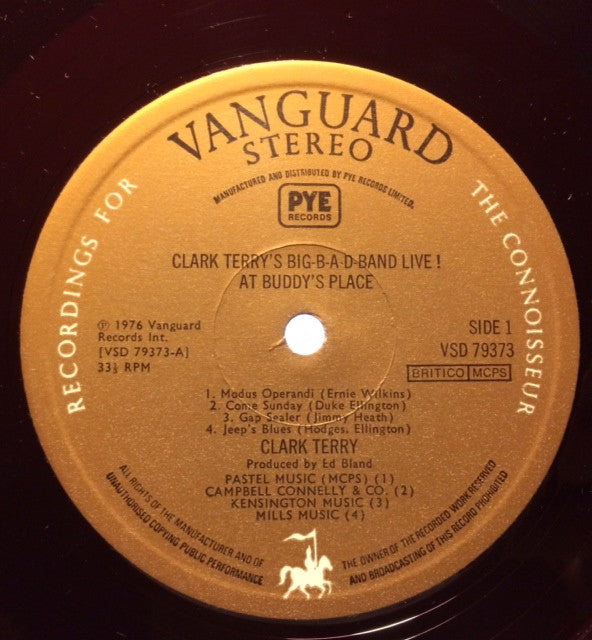 Clark Terry's Big Bad Band : Live! At Buddy's Place (LP)