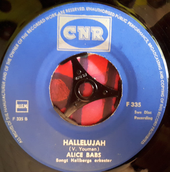 Alice Babs : Jazz Fugue (7")