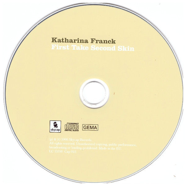 Katharina Franck : First Take Second Skin (CD)