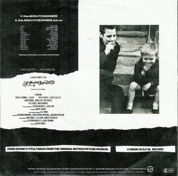 David Bowie : Absolute Beginners (7", Single)