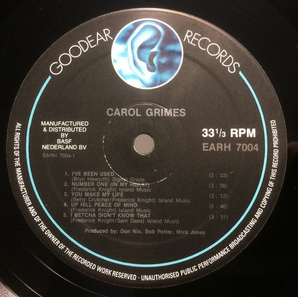 Carol Grimes : Carol Grimes (LP, Album)