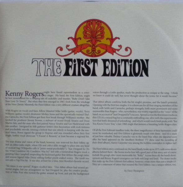 Kenny Rogers & The First Edition : The First Edition (LP, Album, Ltd, RE)