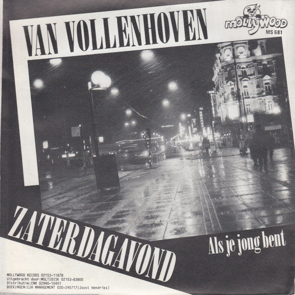 Van Vollenhoven : Zaterdagavond (7", Single)