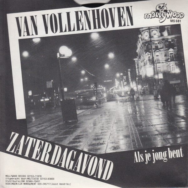 Van Vollenhoven : Zaterdagavond (7", Single)