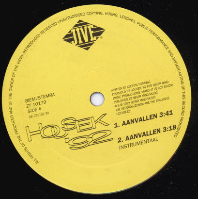 HousEK '92 : Aanvallen (12")