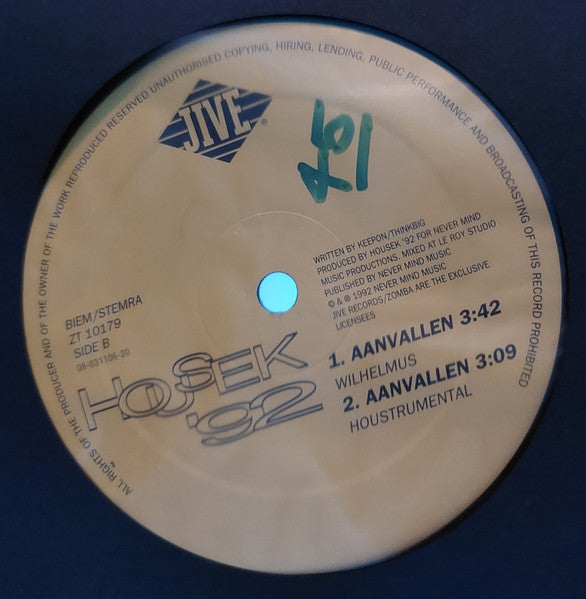 HousEK '92 : Aanvallen (12")