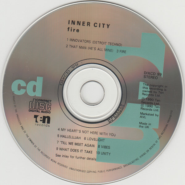Inner City : Fire (CD, Album)