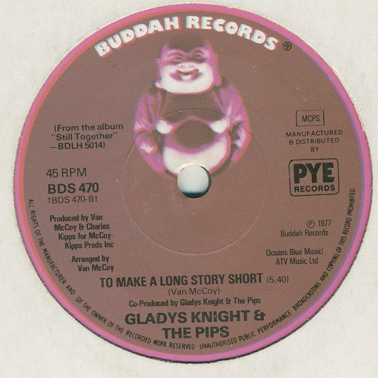 Gladys Knight And The Pips : The One And Only (7", Sol)