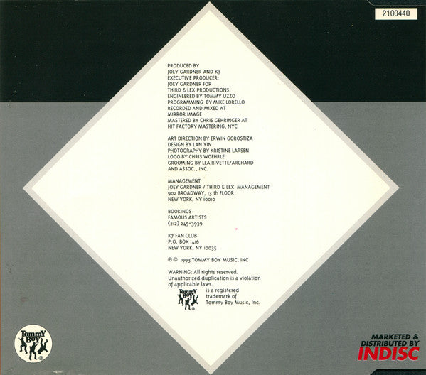 K7 : Come Baby Come (CD, Maxi)