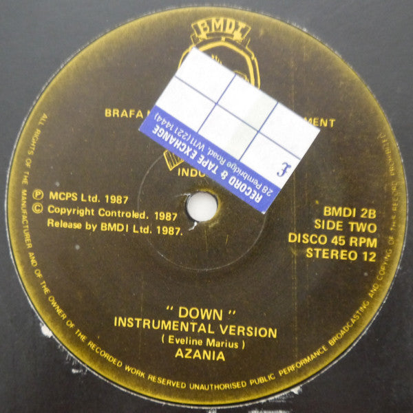 Nya Azania : Down With Aparthied (12")