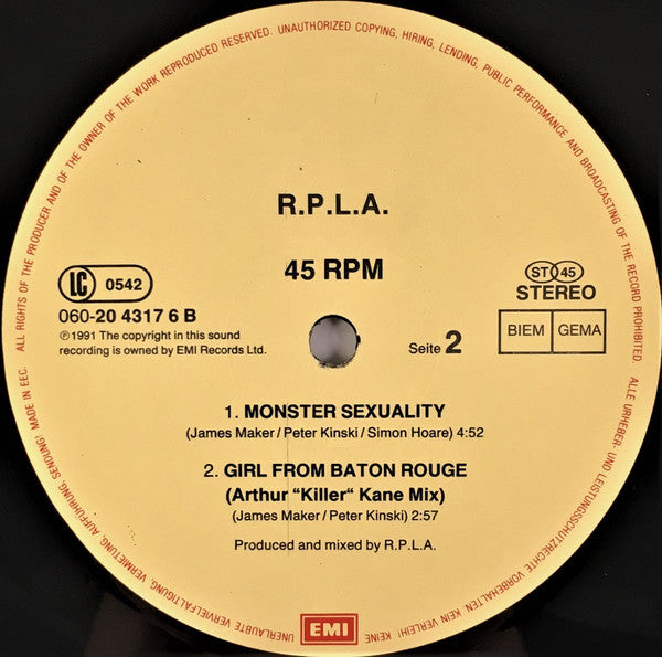 RPLA : Unnatural Woman (12")