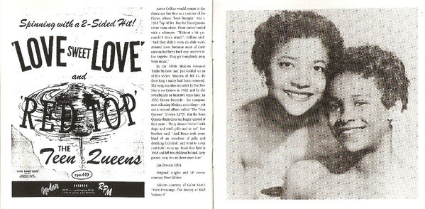 The Teen Queens : Eddie My Love (CD, Comp)