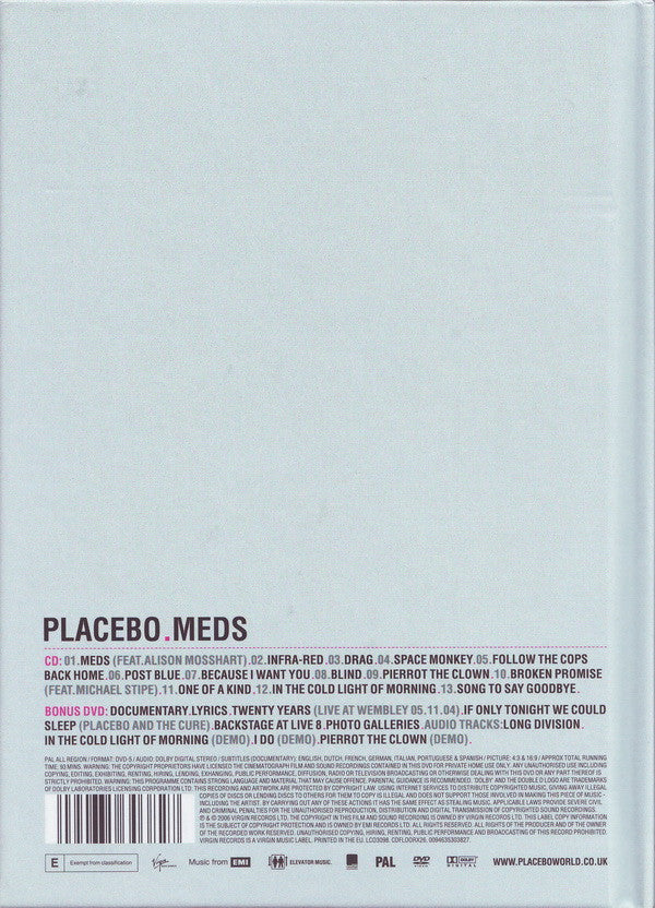 Placebo : Meds (CD, Album + DVD-V, PAL + Ltd)