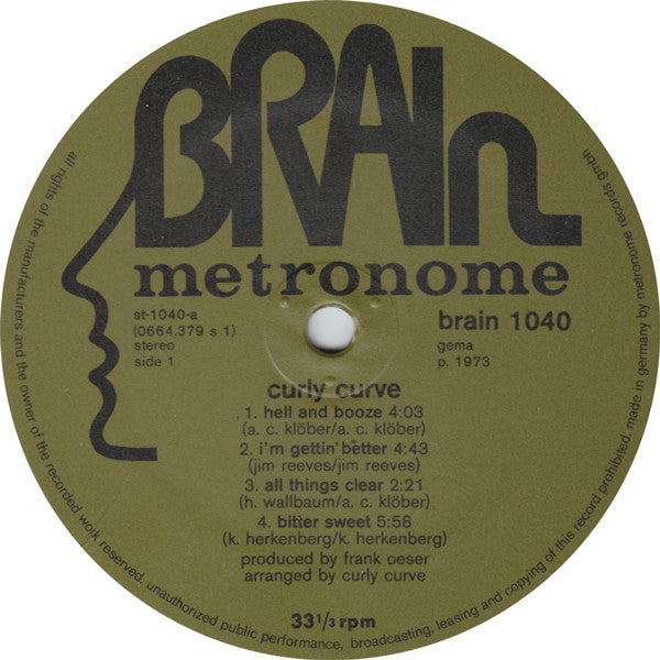 Curly Curve : Curly Curve (LP, Album)