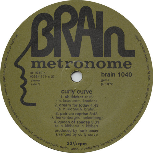 Curly Curve : Curly Curve (LP, Album)
