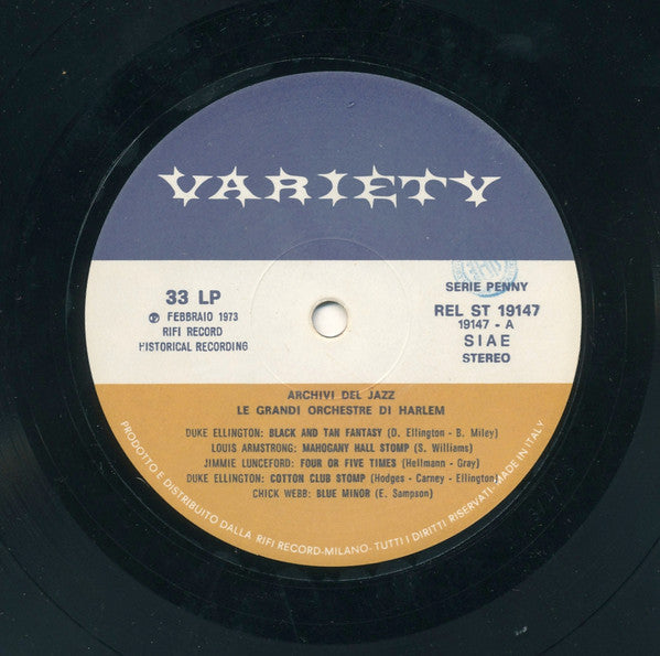 Various : Le Grandi Orchestre Di Harlem (LP, Comp)