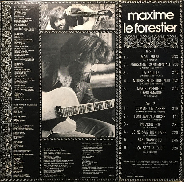 Maxime Le Forestier : Maxime Le Forestier (LP, Album, RE, Gat)