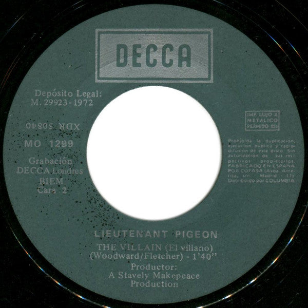 Lieutenant Pigeon : Mouldy Old Dough (7", Single)