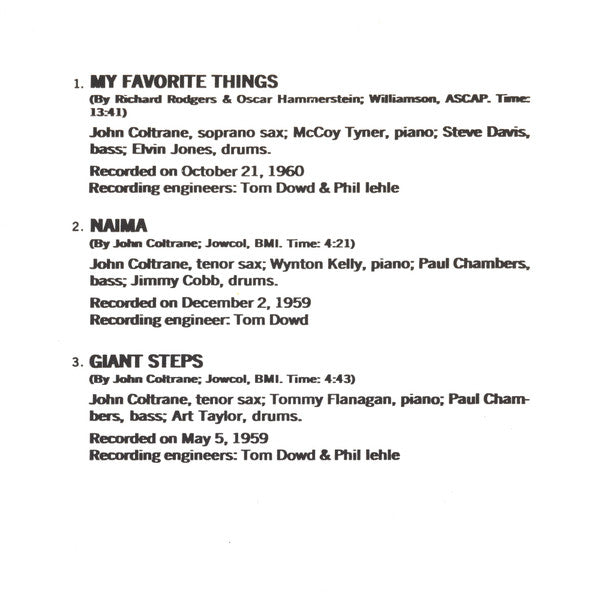 John Coltrane : The Best Of John Coltrane (CD, Comp, RE)