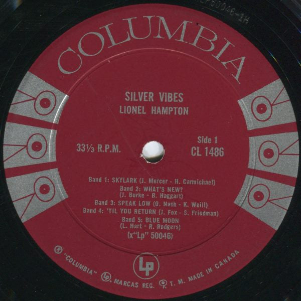 Lionel Hampton : Silver Vibes (With Trombones And Rhythm) (LP, Album, Mono)