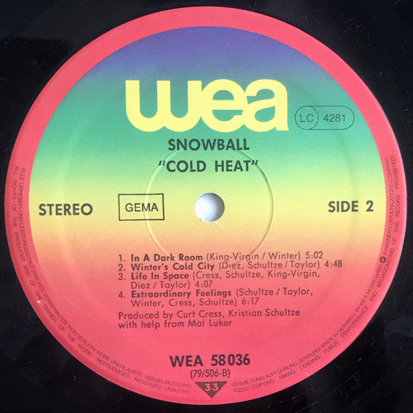 Snowball (2) : Cold Heat (LP, Album)