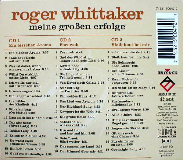 Roger Whittaker : Meine Größten Erfolge (3xCD, Comp)