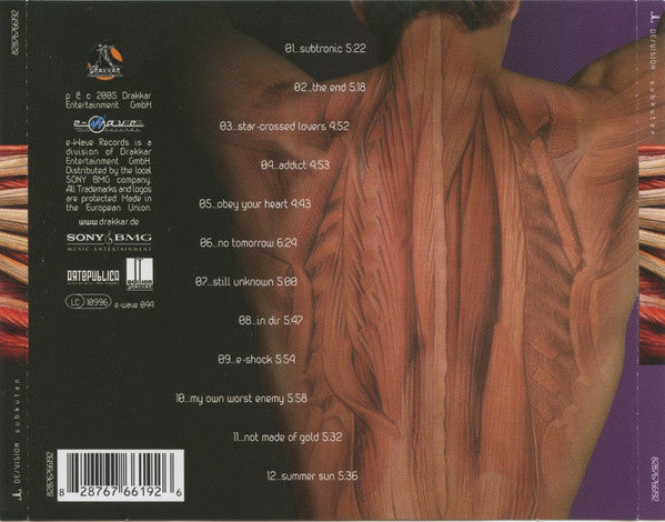 De/Vision : Subkutan (CD, Album)