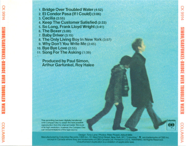 Simon & Garfunkel : Bridge Over Troubled Water (CD, Album, RE, Pit)