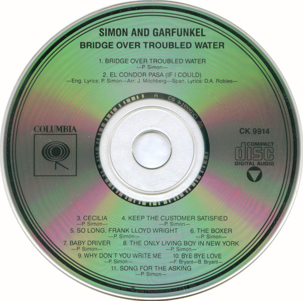 Simon & Garfunkel : Bridge Over Troubled Water (CD, Album, RE, Pit)