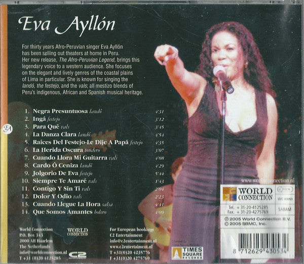 Eva Ayllón : The Afro-Peruvian Legend (CD, Album)