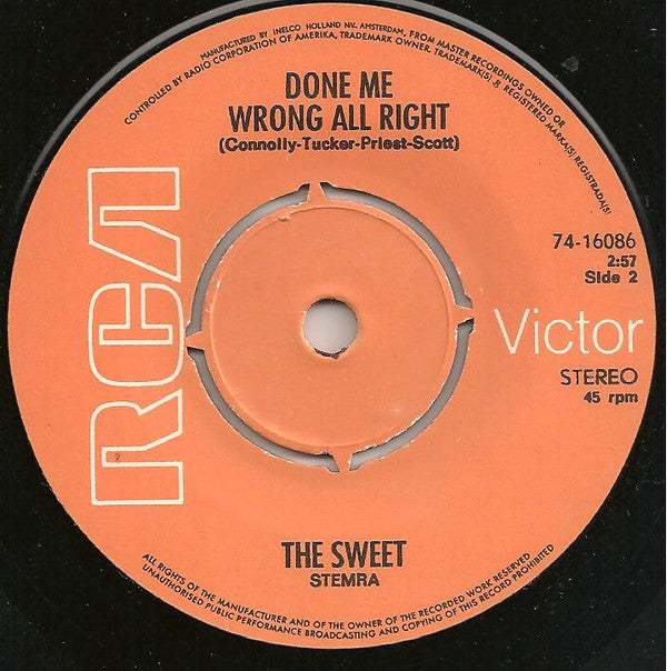 The Sweet : Co-Co (7", Single)