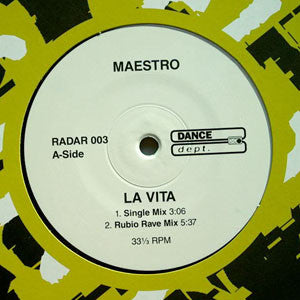 Maestro (2) : La Vita (12")