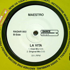 Maestro (2) : La Vita (12")