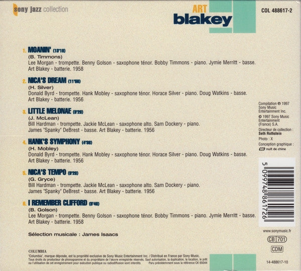 Art Blakey : Sony Jazz Collection (CD, Comp, RM)