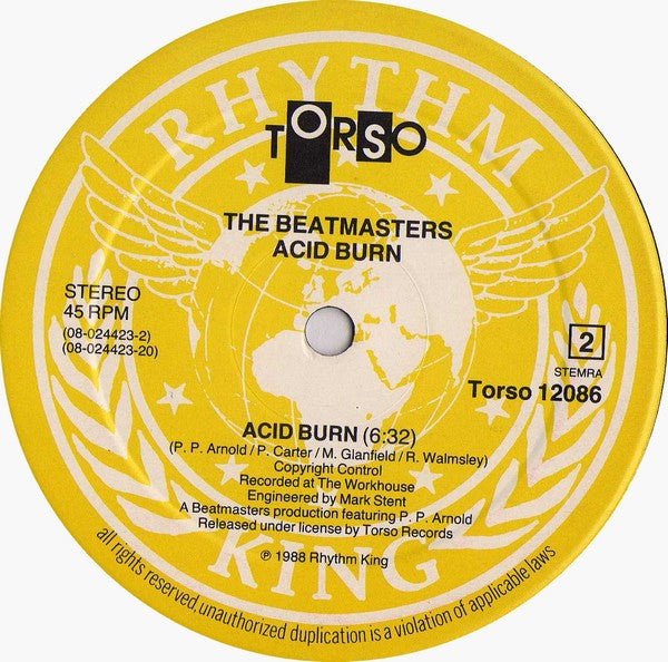 The Beatmasters with P.P. Arnold : Burn It Up (12")