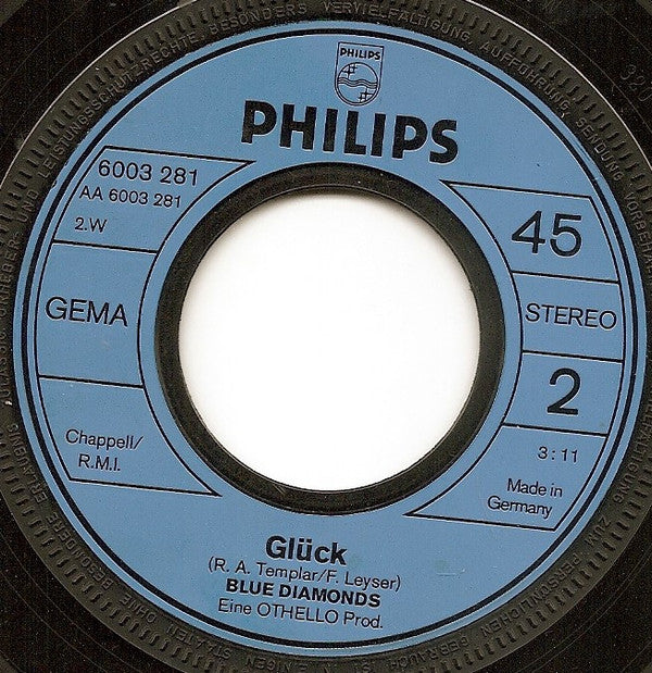 The Blue Diamonds : Mein Tagebuch Der Liebe (7", Single)