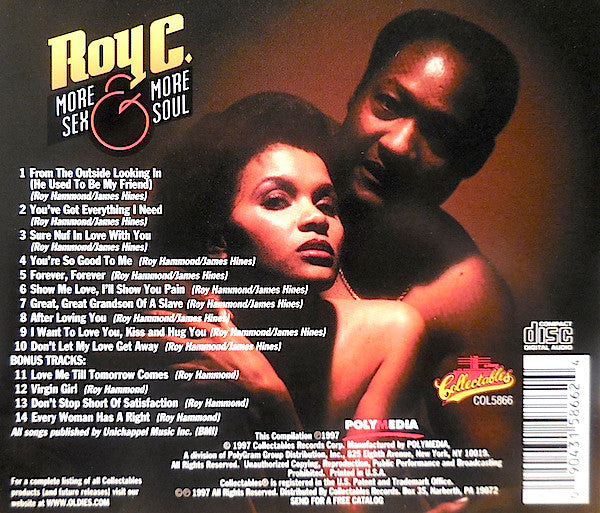 Roy C. Hammond : More Sex & More Soul (CD, Album)