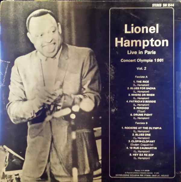Lionel Hampton : Live In Paris - Concert Olympia 1961 - Vol. 2 (LP, Album)