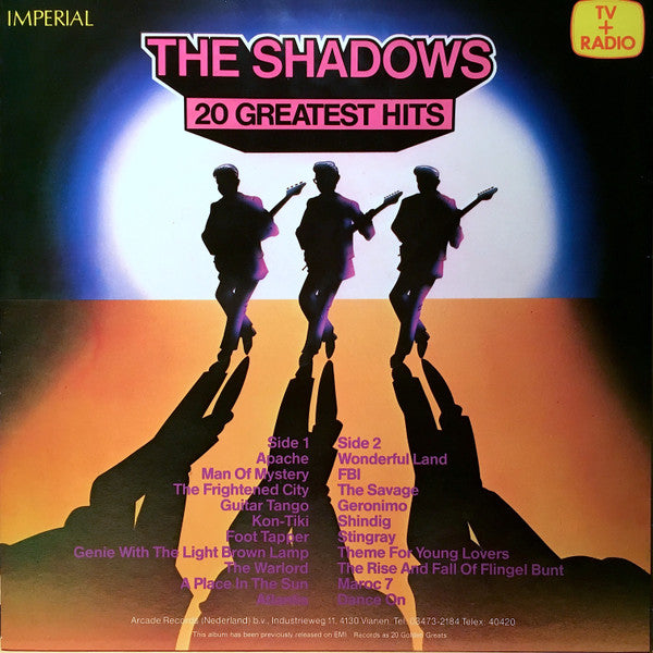 The Shadows : 20 Greatest Hits (LP, Comp)