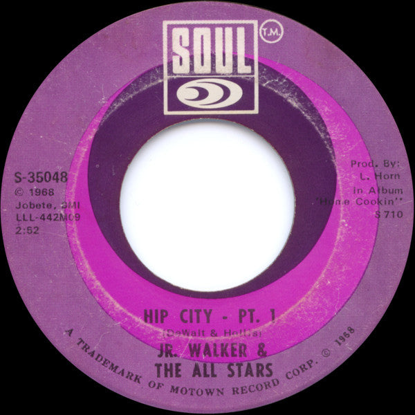 Junior Walker & The All Stars : Hip City (7", Single, Mono, ARP)