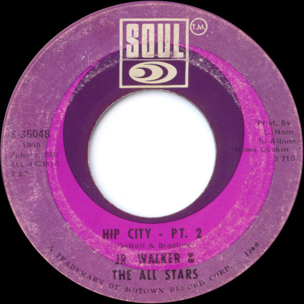 Junior Walker & The All Stars : Hip City (7", Single, Mono, ARP)